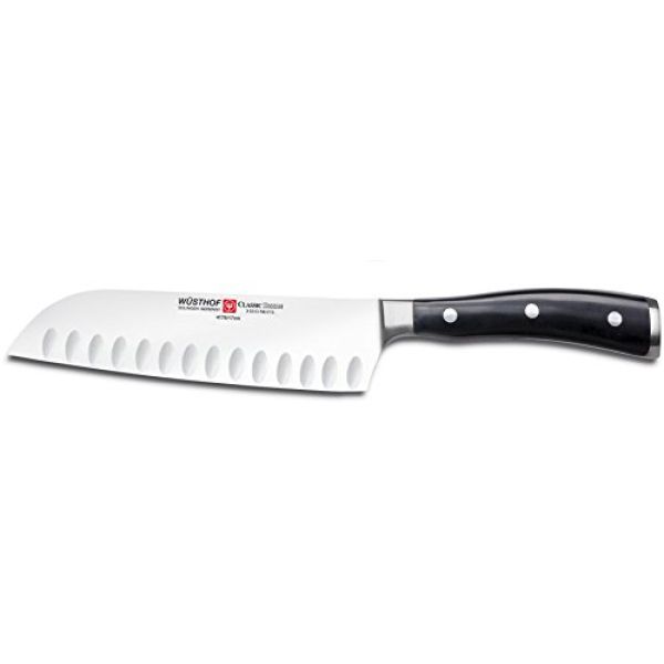 Wüsthof Santoku mit Kullenschliff