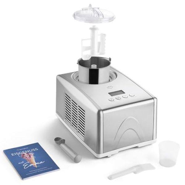 Eis-, Frozen Yoghurt- und Softeismaschine Emma mit Kompressor