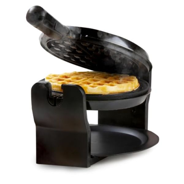 Domo Waffeleisen – drehbares Waffeleisen für runde belgische Waffeln