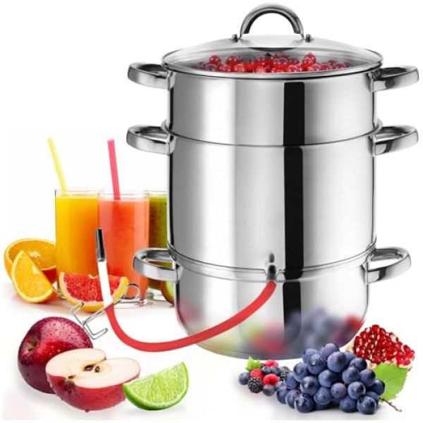 TecTake Dampfentsafter aus Edelstahl